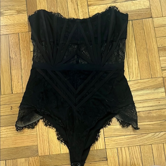 NBD Tops Nbd Black Lace Bodysuit Corset Poshmark — free download